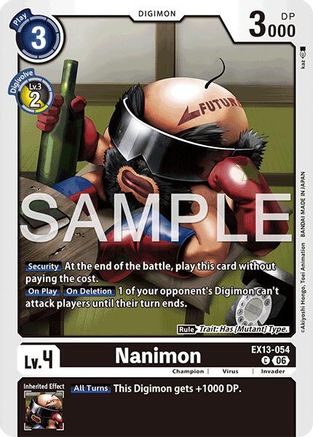 Nanimon (EX13-054) - Chivalrous XIII