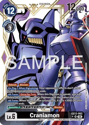 Craniamon (Alternate Art) (EX13-062) - Chivalrous XIII Foil