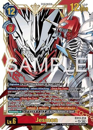 Jesmon (Alternate Art) (EX13-014) - Chivalrous XIII Foil