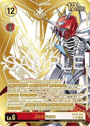 Jesmon (Rare Pull) (EX13-014) - Chivalrous XIII Foil