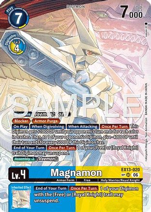 Magnamon (SP) (EX13-020) - Chivalrous XIII Foil