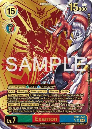 Examon (Rare Pull) (EX13-045) - Chivalrous XIII Foil