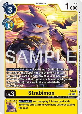 Strabimon (Official Store Tournament 2026 Vol. 4 Participant) (P-249) - Digimon Promotion Cards